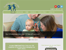 Tablet Screenshot of pocatellochildren.com